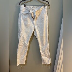 Good American white jeans